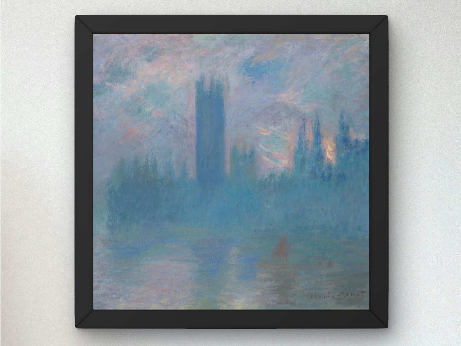 Houses of Parliament London by Claude Monet, 1900, Impressionism, fine art print