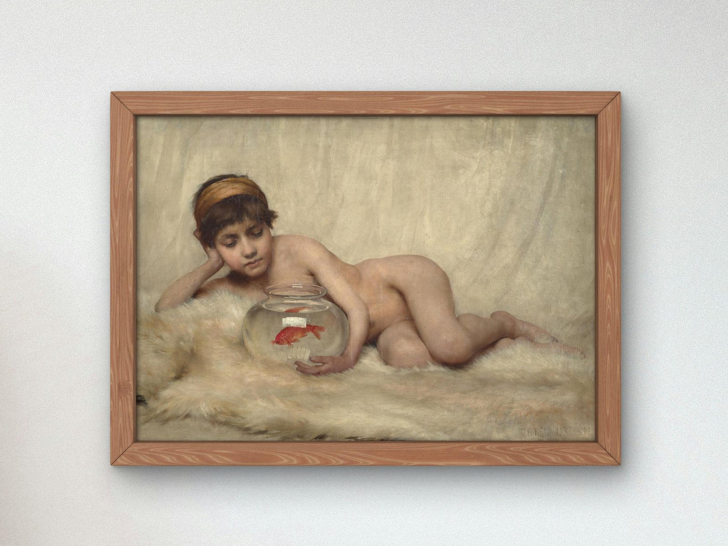 Idlesse by Thomas Kennington, 1887, Realism and Naturalism, fine art print