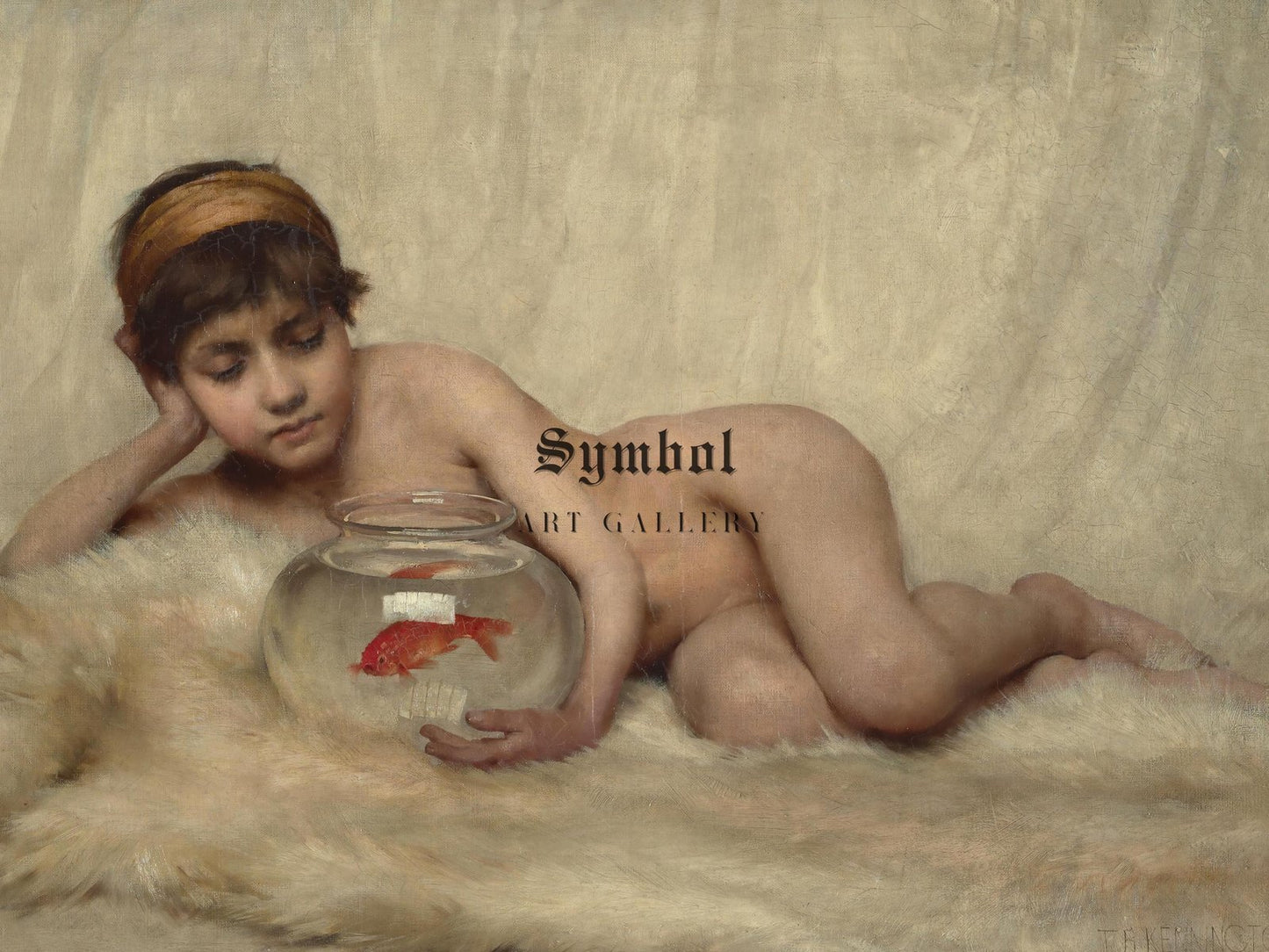 Idlesse by Thomas Kennington, 1887, Realism and Naturalism, fine art print