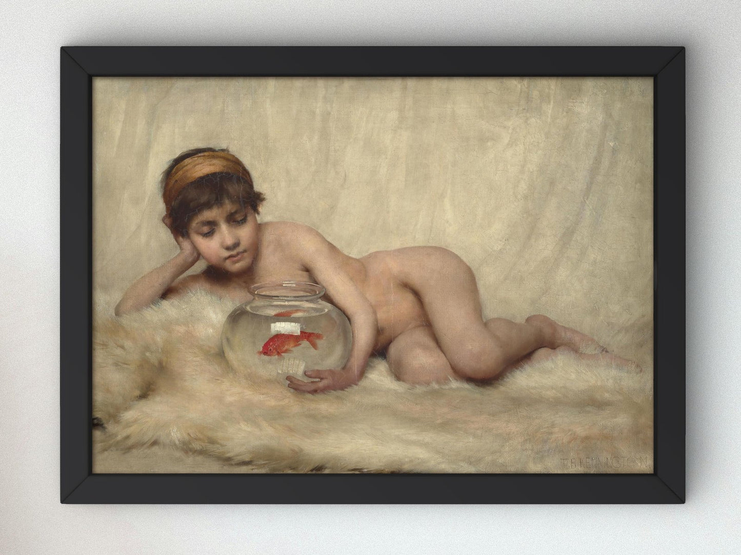 Idlesse by Thomas Kennington, 1887, Realism and Naturalism, fine art print
