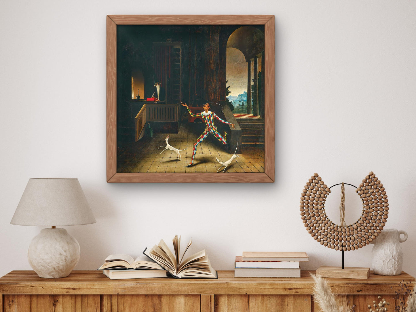 Arlequin by Franz Sedlacek 1927, Museum Quality Oil Painting, Modern Art home decor, wall art