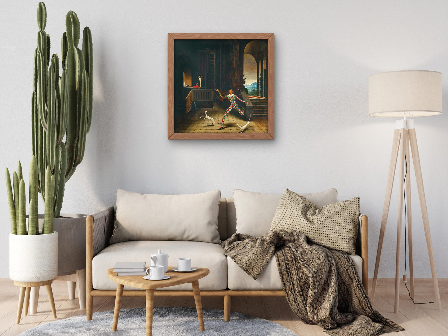 Arlequin by Franz Sedlacek 1927, Museum Quality Oil Painting, Modern Art home decor, wall art
