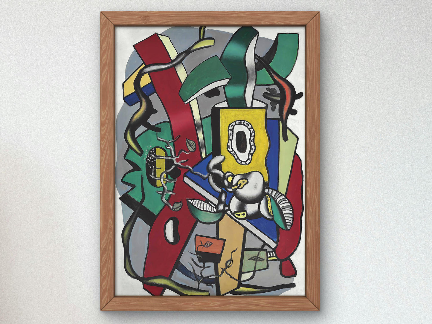 Large Still Life by Fernand Leger 1938, Art, Museum Quality Oil Painting, Modern Art home decor, wall art Gift Housewarming