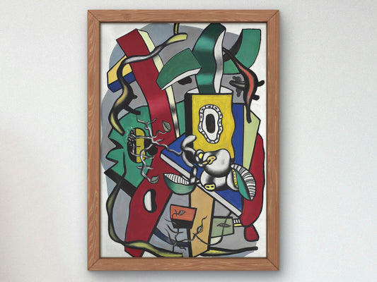 Large Still Life by Fernand Leger 1938, Art, Museum Quality Oil Painting, Modern Art home decor, wall art Gift Housewarming
