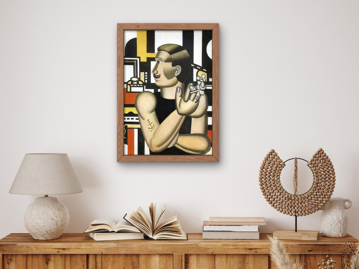 The Mechanic by Fernand Leger 1919, Art, Museum Quality Oil Painting, Modern Art home decor, wall art Gift Housewarming