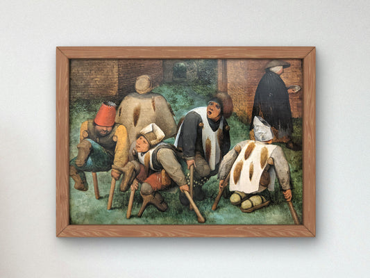 The Beggars by Pieter Bruegel the Elder 1568, Museum Quality Oil Painting, Classical Art Poster, home decor, Housewarming art Gift