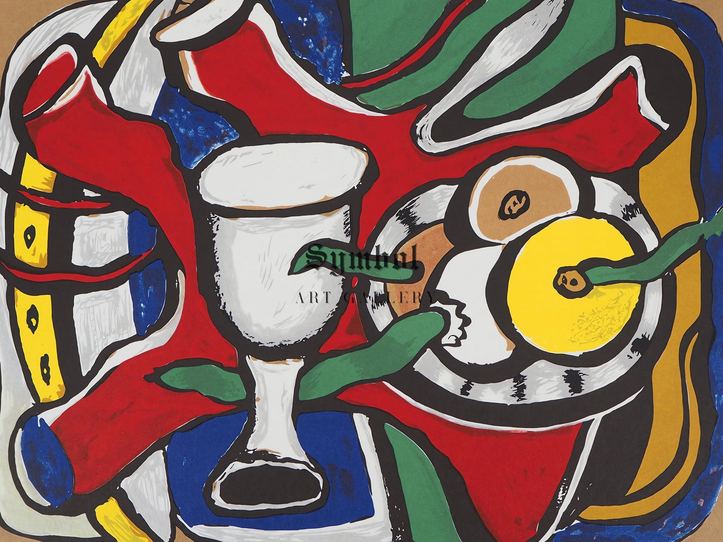 Nature morte aux pommes by Fernand Léger 1948, Art, Museum Quality Oil Painting, Modern Art home decor wall art Housewarming
