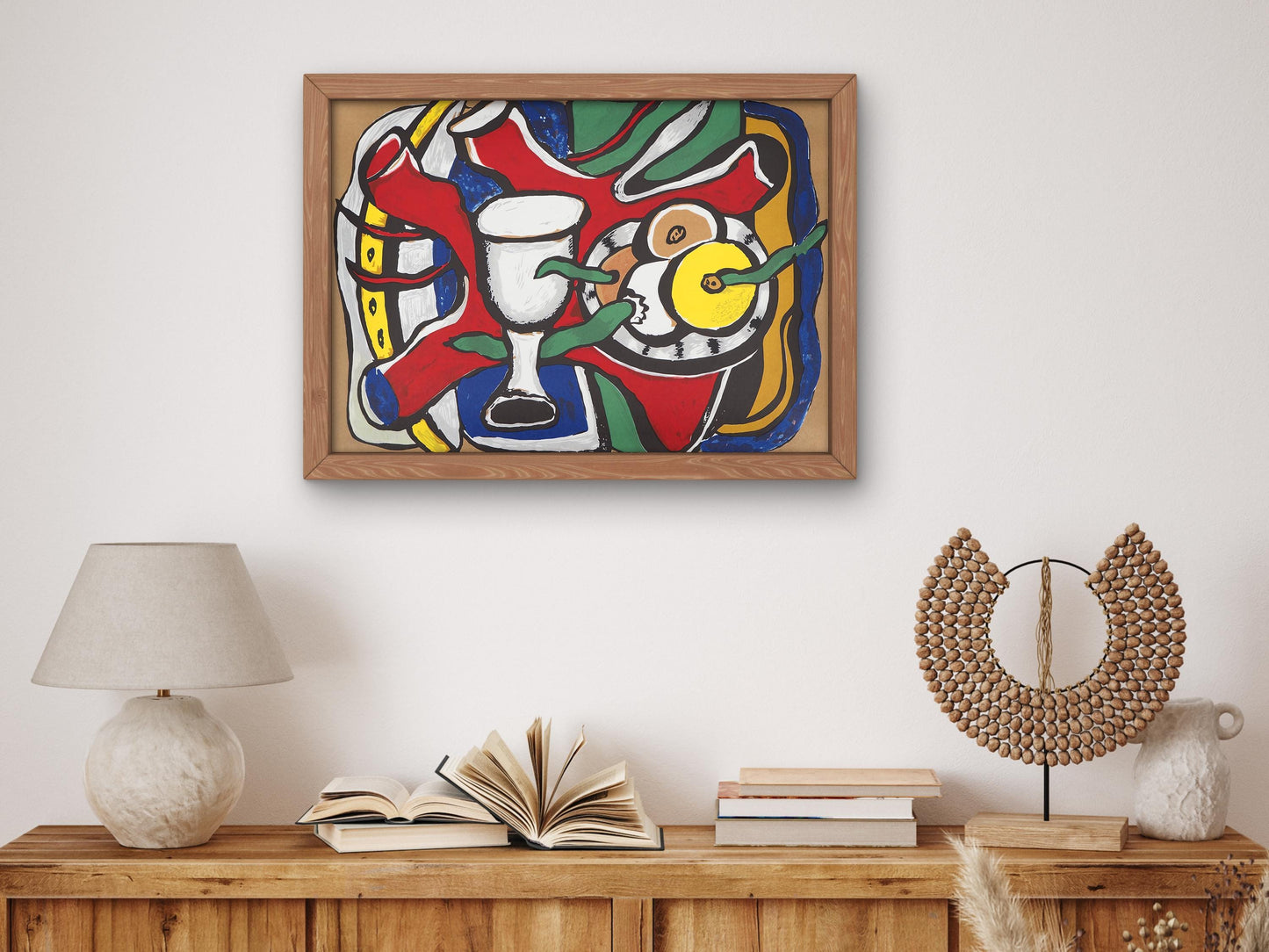 Nature morte aux pommes by Fernand Léger 1948, Art, Museum Quality Oil Painting, Modern Art home decor wall art Housewarming
