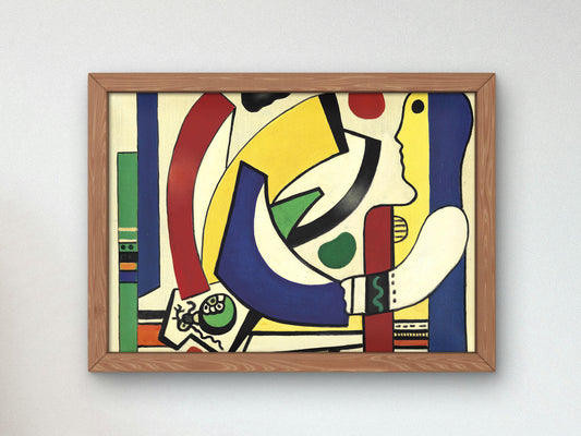 Still Life with Melon by Fernand Léger 1924, Art, Museum Quality Oil Painting, Modern Art home decor wall art, Gift Housewarming