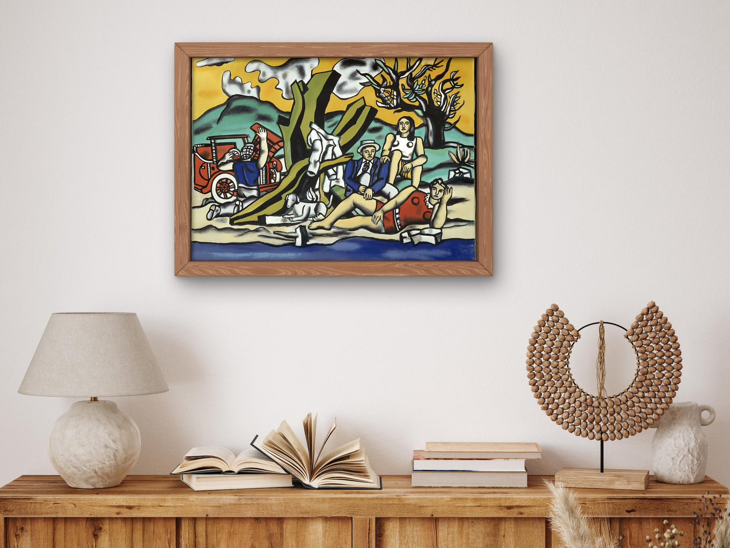 Un loisir bien mérité by Fernand Léger 1948, Art, Museum Quality Oil Painting, Modern Art home decor, wall art Gift Housewarming