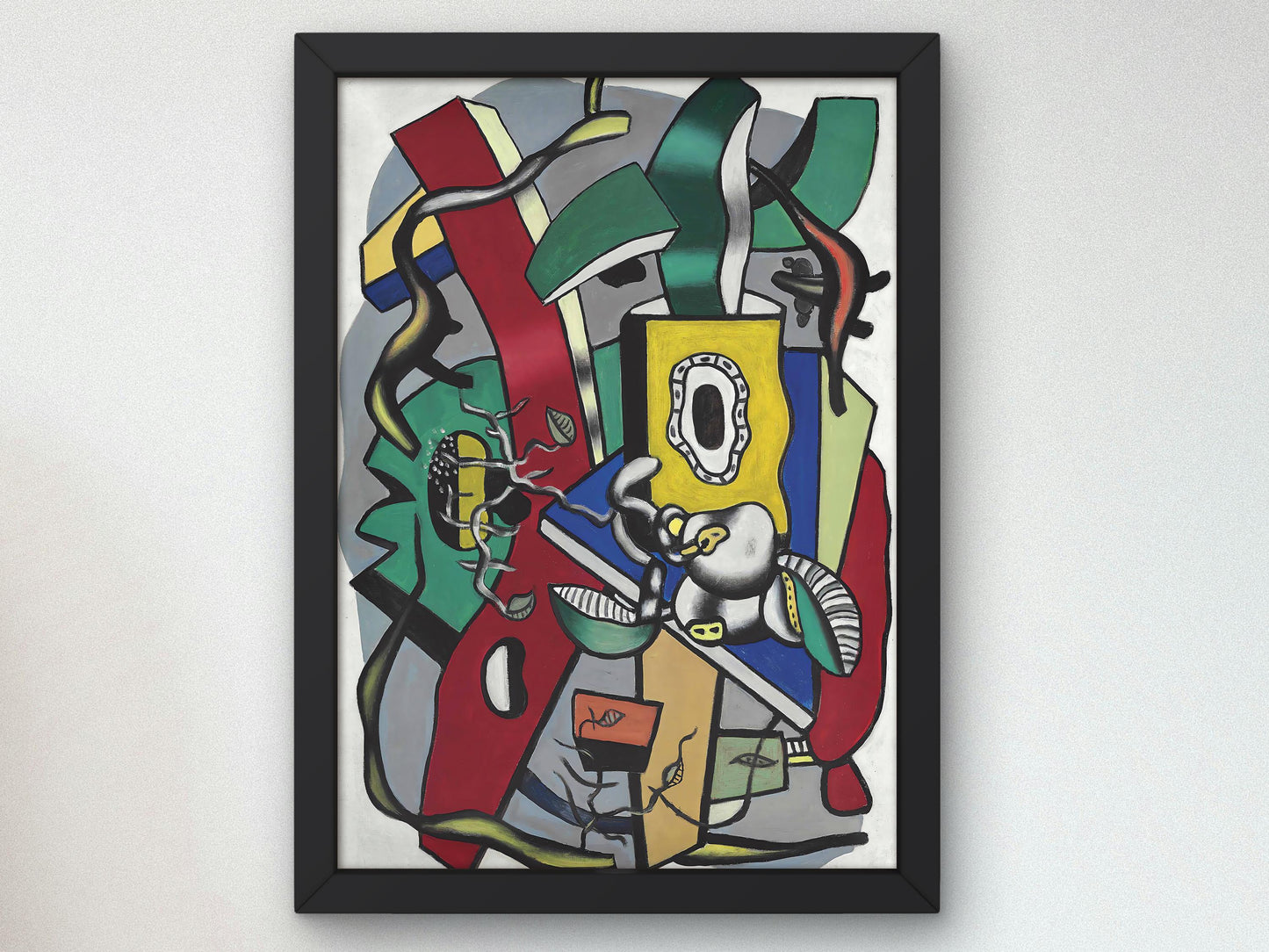Large Still Life by Fernand Leger 1938, Art, Museum Quality Oil Painting, Modern Art home decor, wall art Gift Housewarming