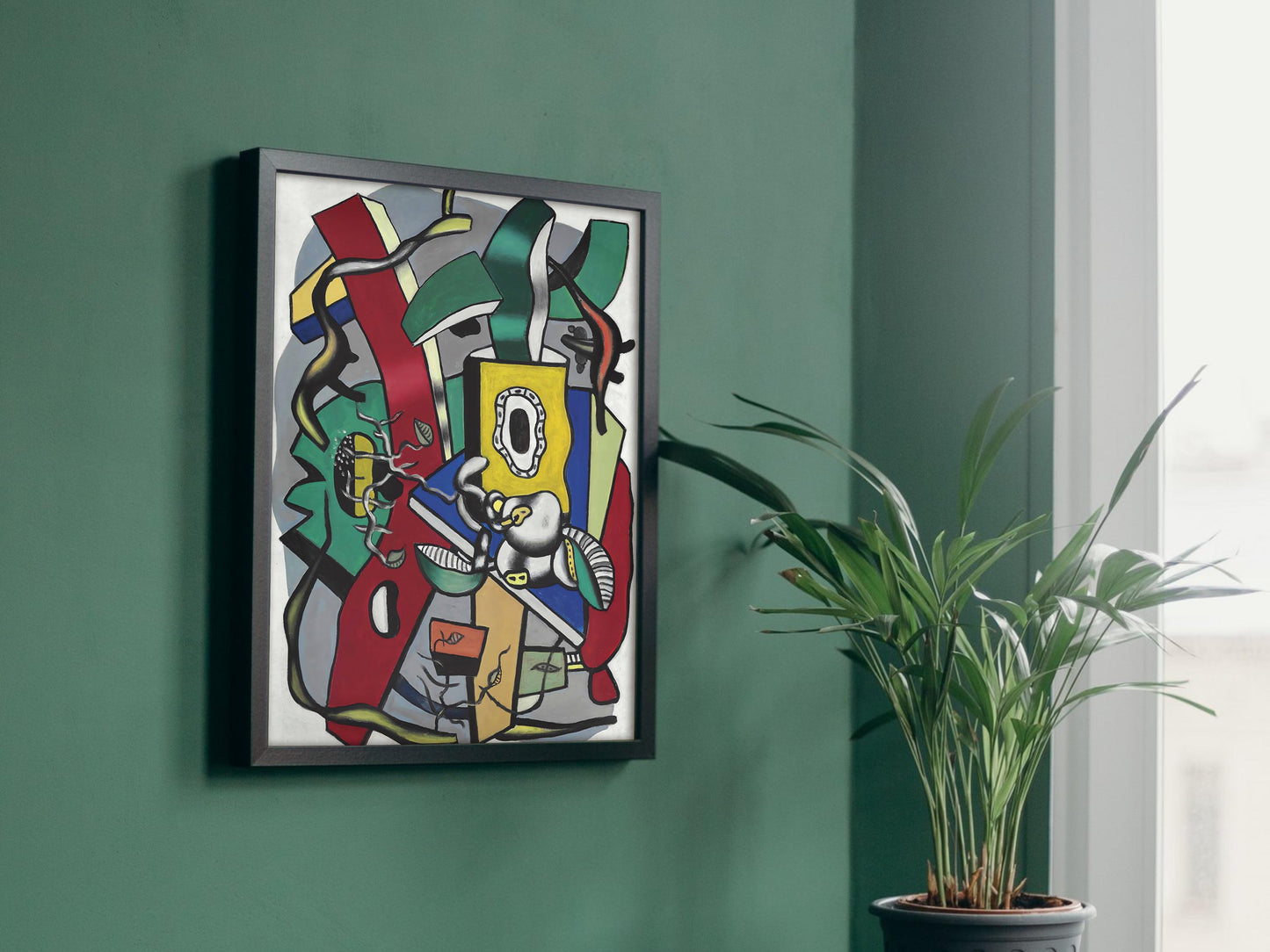 Large Still Life by Fernand Leger 1938, Art, Museum Quality Oil Painting, Modern Art home decor, wall art Gift Housewarming