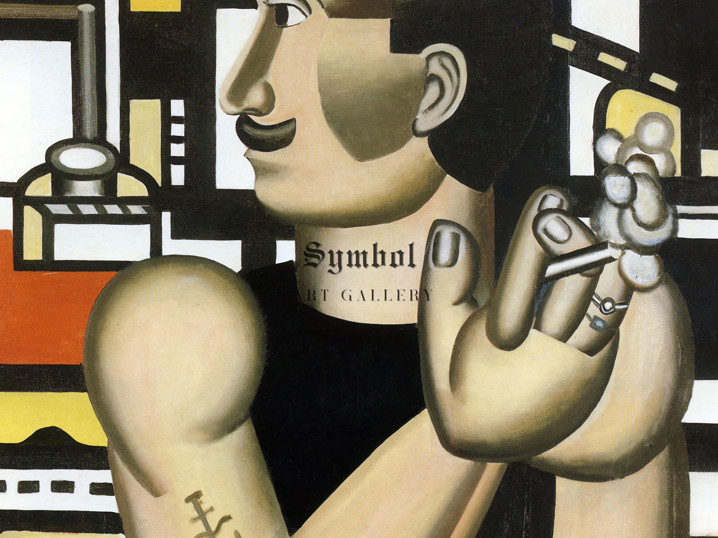 The Mechanic by Fernand Leger 1919, Art, Museum Quality Oil Painting, Modern Art home decor, wall art Gift Housewarming