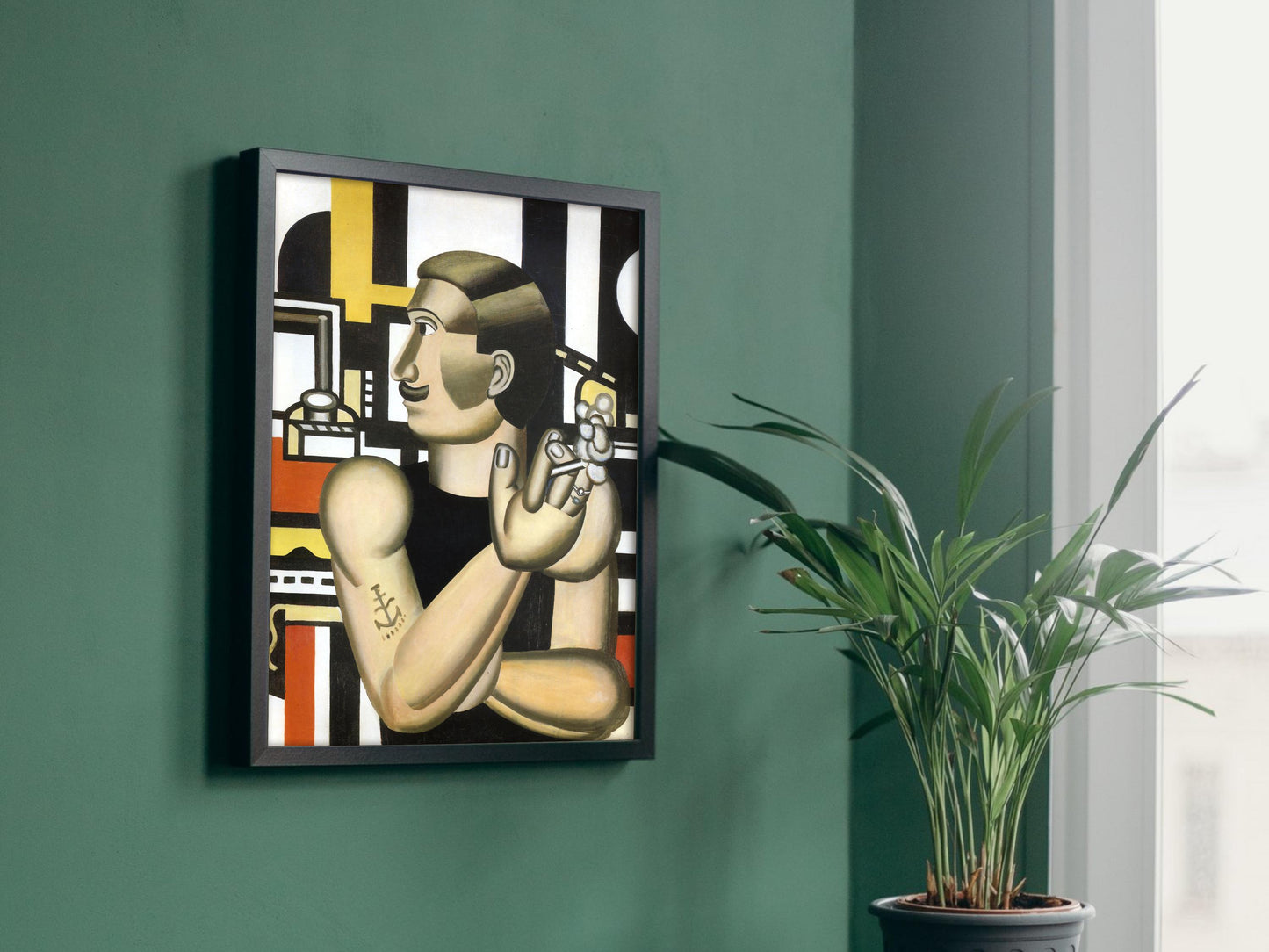 The Mechanic by Fernand Leger 1919, Art, Museum Quality Oil Painting, Modern Art home decor, wall art Gift Housewarming