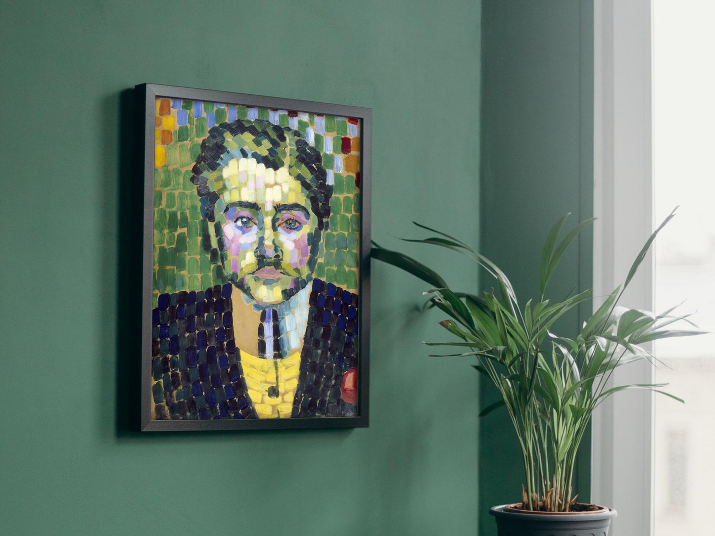 Jean Metzinger by Robert Delaunay 1906, Museum Quality Print, Modern art, home Deco Wall art Poster Housewarming art Gift