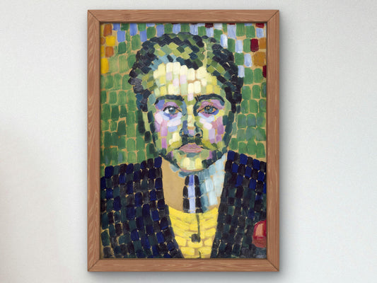 Jean Metzinger by Robert Delaunay 1906, Museum Quality Print, Modern art, home Deco Wall art Poster Housewarming art Gift