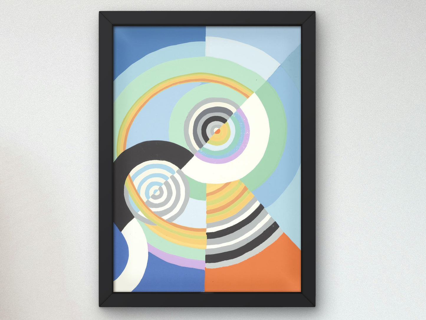 Rythme III by Robert Delaunay 1938, Museum Quality Print, Modern art, home Deco Wall art Poster Housewarming art Gift