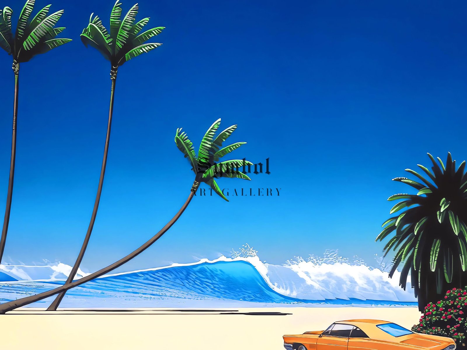 Impender Beach by Hiroshi Nagai, 1980s, Vintage Ads and Posters, fine art print