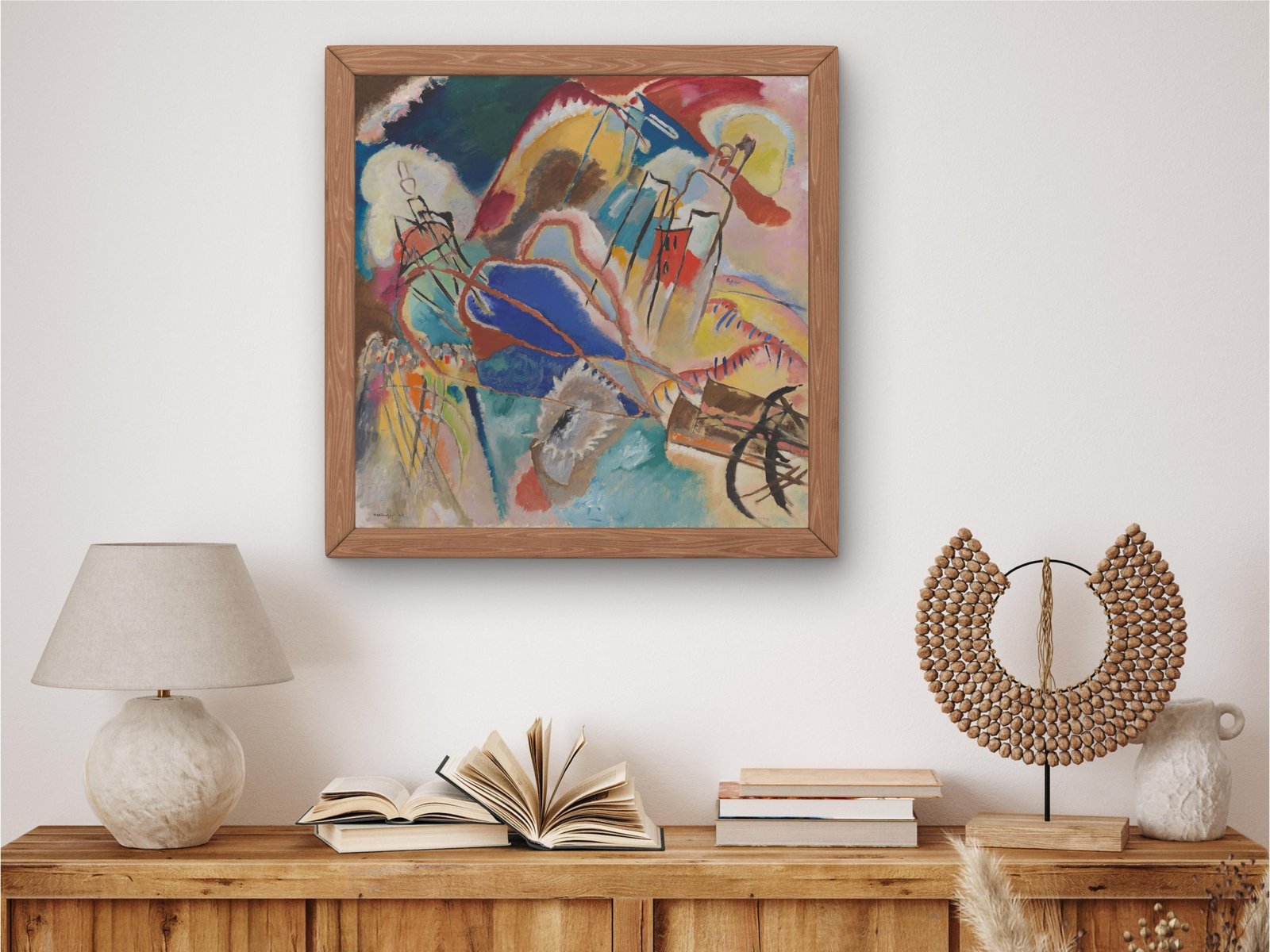 Improvisation No 30 Cannons by Vasily Kandinsky, 1913, Cubism and Abstract Art, fine art print