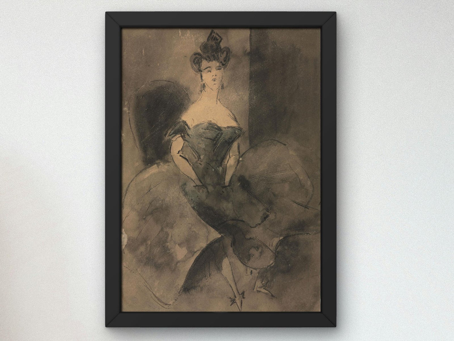 In Expectation by Constantin Guys, Orientalism and Exoticism, fine art print