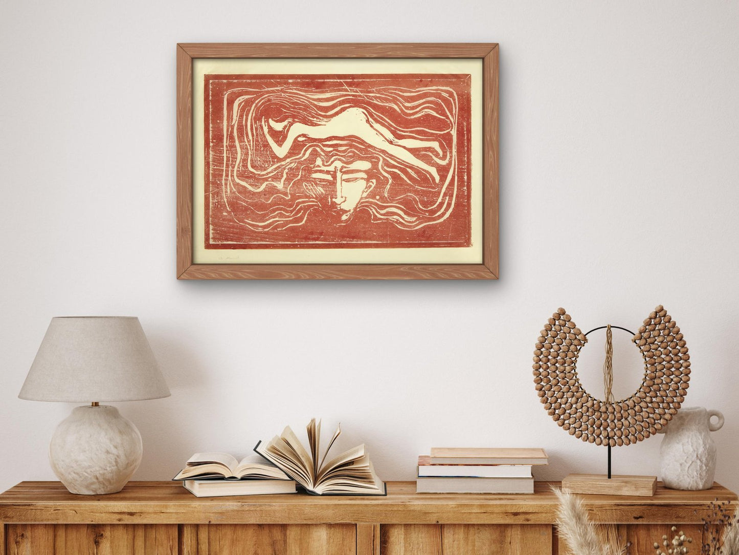 In the Man's Brain by Edvard Munch, 1897, Expressionism, fine art print