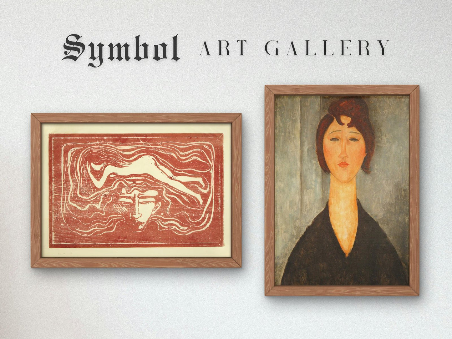 In the Man's Brain by Edvard Munch, 1897, Expressionism, fine art print