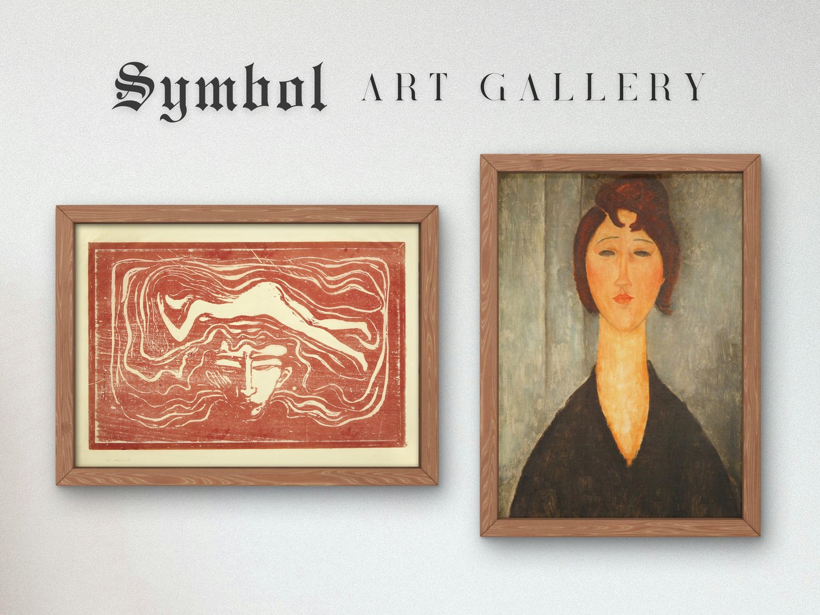 In the Man's Brain by Edvard Munch, 1897, Expressionism, fine art print