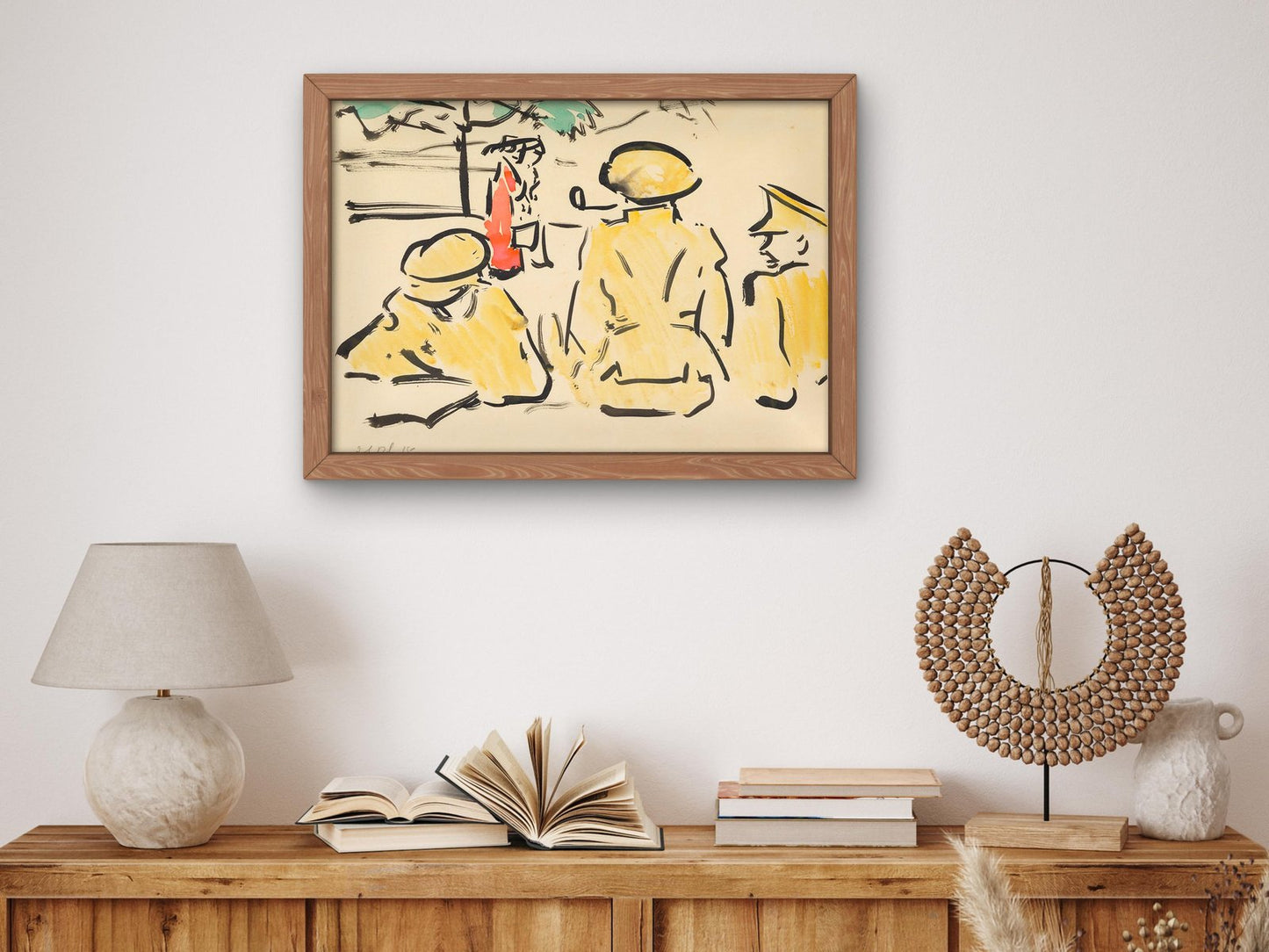 In the Park Sylvan by Francis Cadell, 1915, Art Deco and American Modernism, fine art print