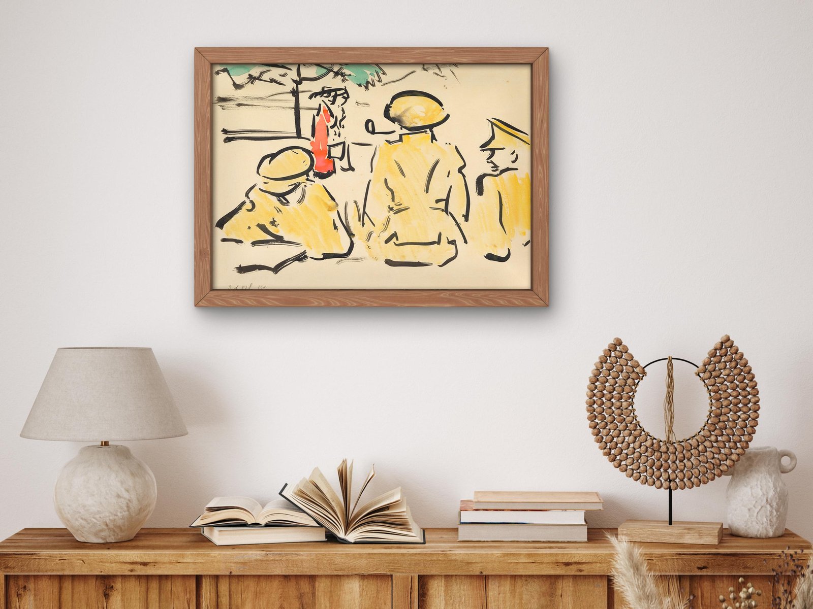 In the Park Sylvan by Francis Cadell, 1915, Art Deco and American Modernism, fine art print