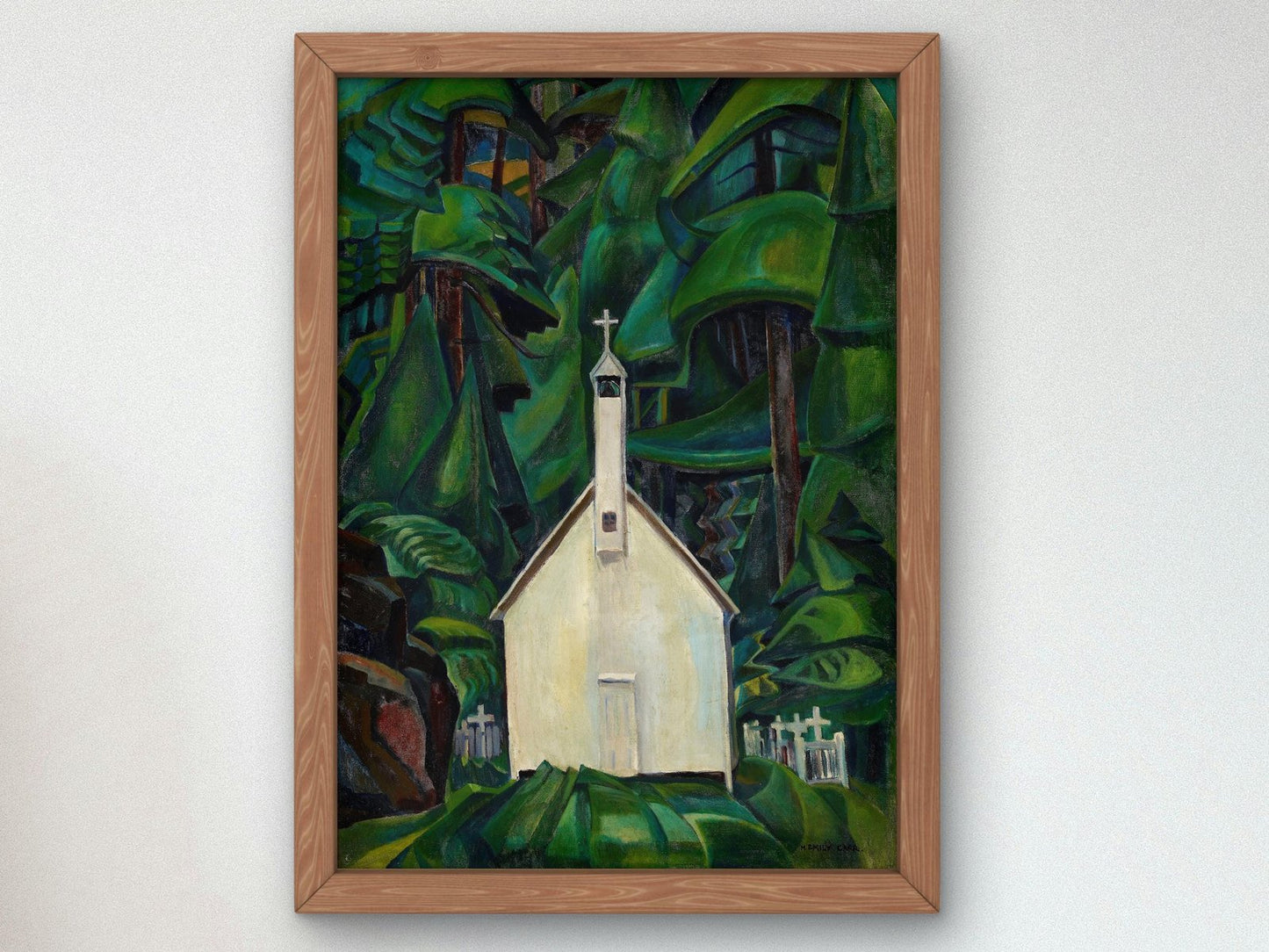 Indian Church by Emily Carr, 1929, Expressionism and Fauvism, fine art print