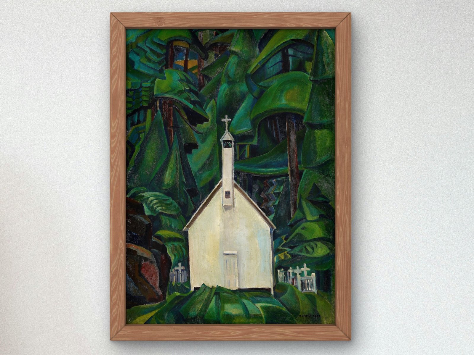 Indian Church by Emily Carr, 1929, Expressionism and Fauvism, fine art print
