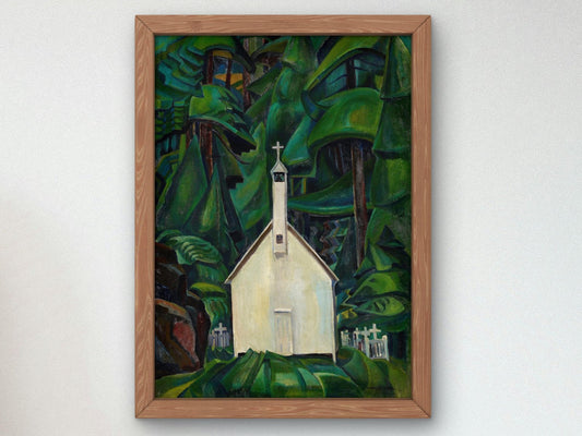 Indian Church by Emily Carr, 1929, Expressionism and Fauvism, fine art print