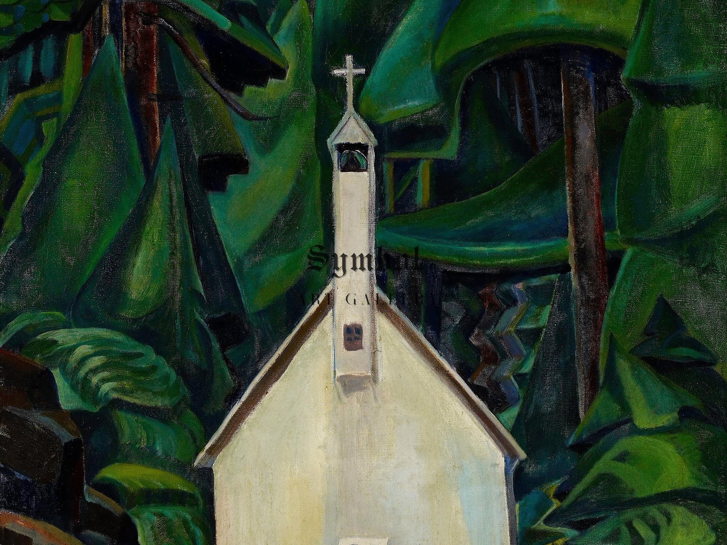 Indian Church by Emily Carr, 1929, Expressionism and Fauvism, fine art print