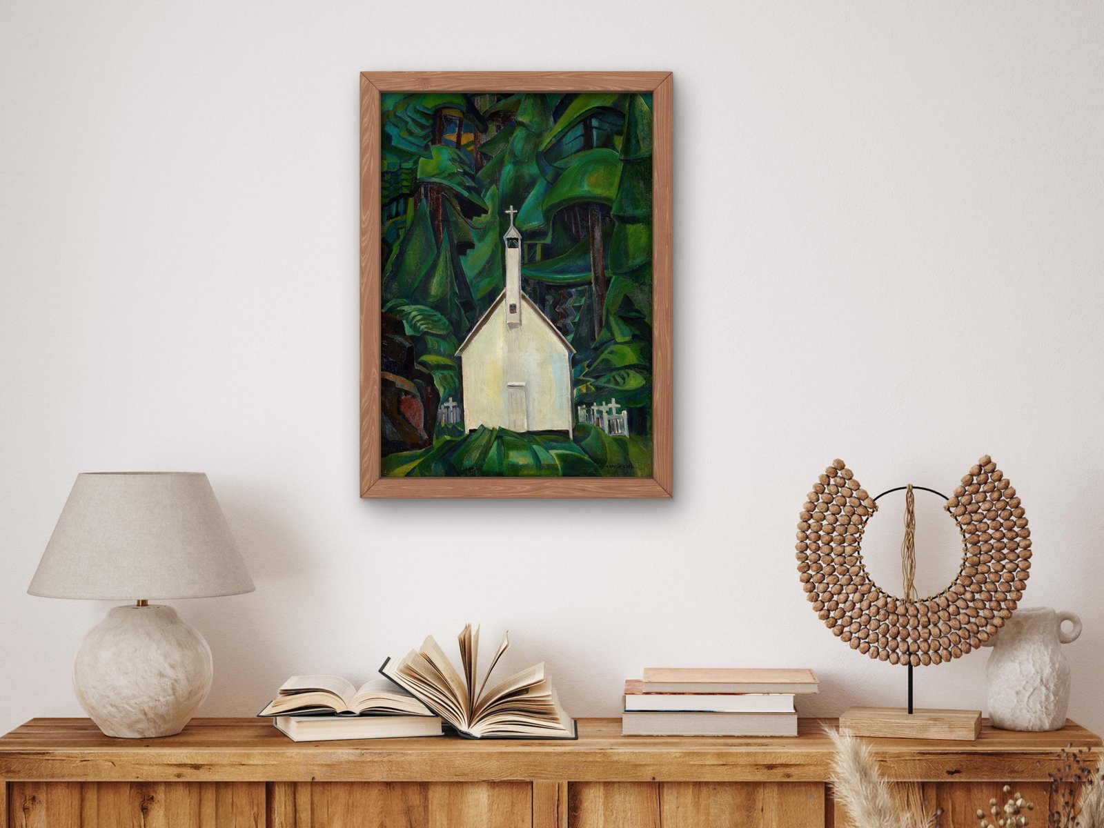 Indian Church by Emily Carr, 1929, Expressionism and Fauvism, fine art print