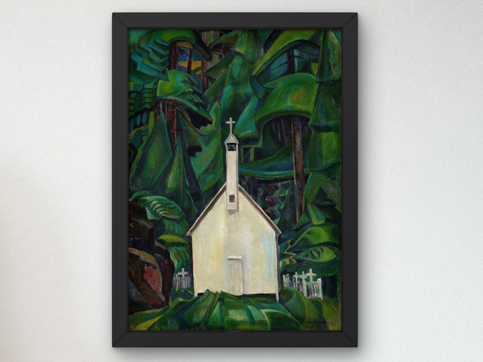 Indian Church by Emily Carr, 1929, Expressionism and Fauvism, fine art print