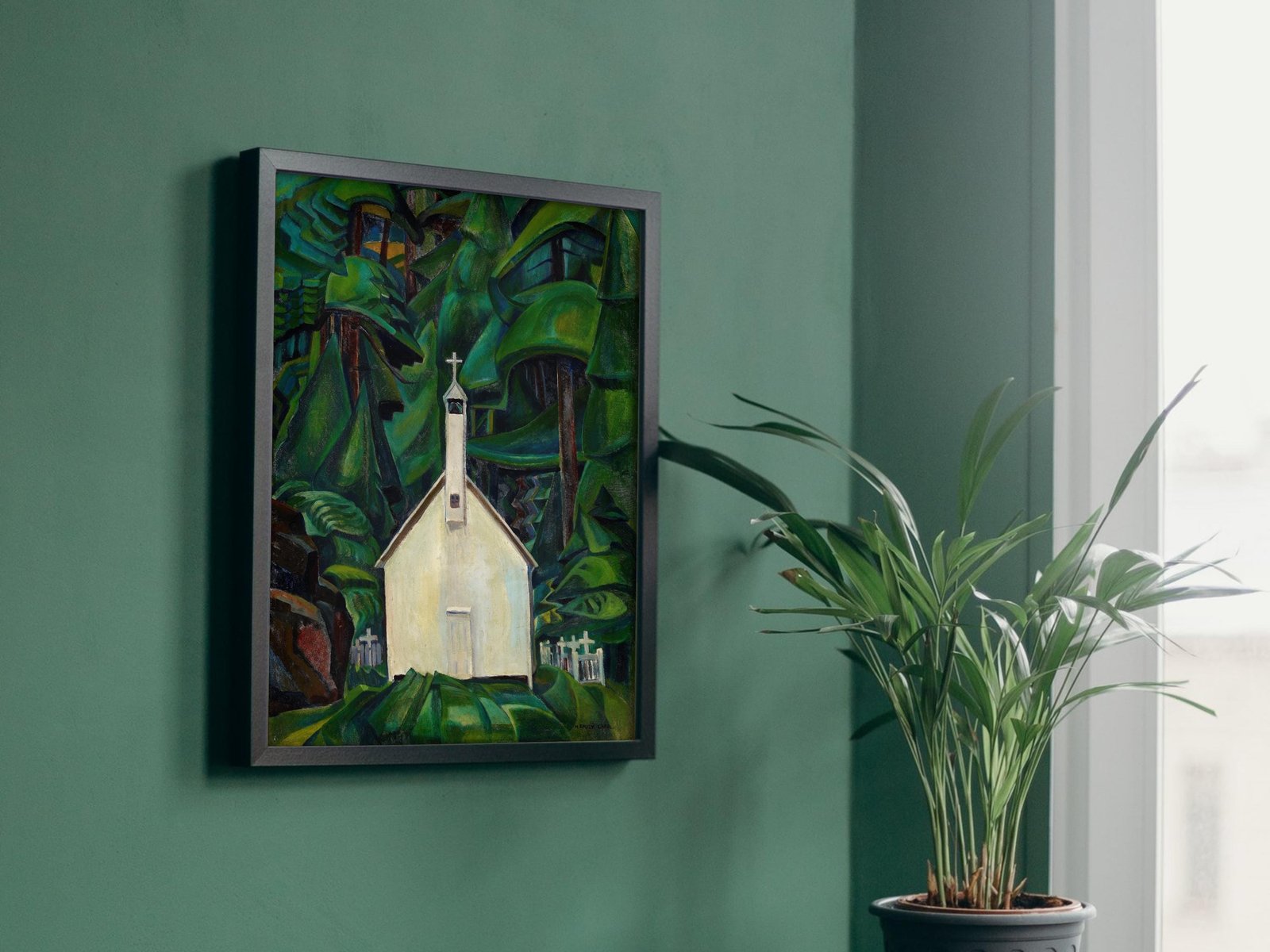 Indian Church by Emily Carr, 1929, Expressionism and Fauvism, fine art print