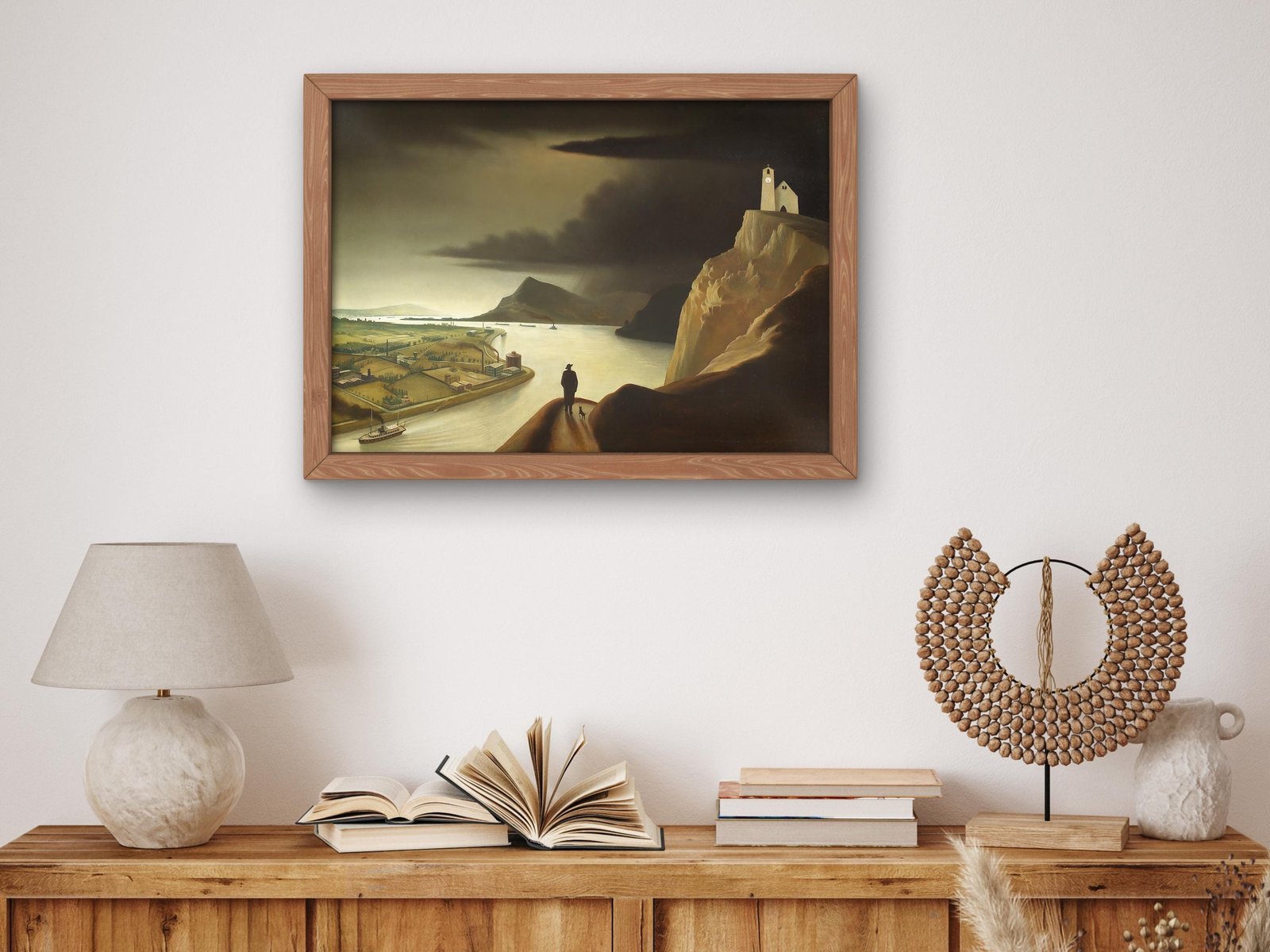 Industrial Landscape by Franz Sedlacek, 1934, Art Deco and American Modernism, fine art print