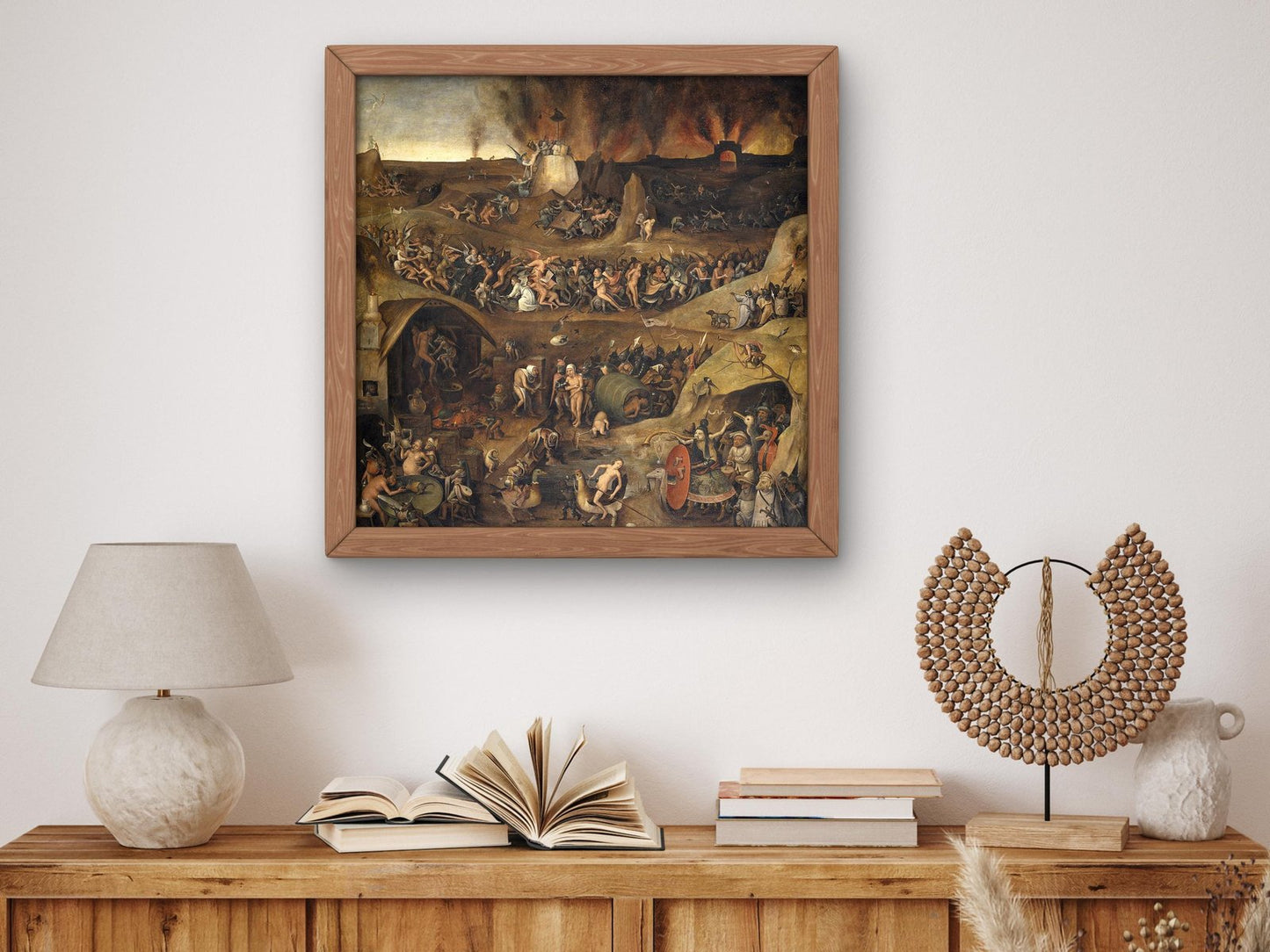 Inferno by Pieter Huys, 1570, Baroque and Chiaroscuro, fine art print