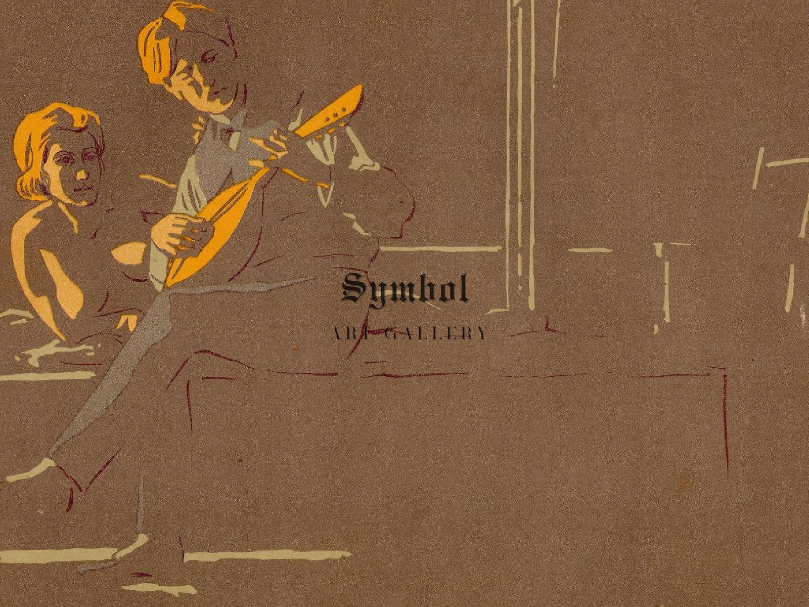 Interludes by Alfredo Baruffi, 1905, Art Nouveau and Belle Époque, fine art print
