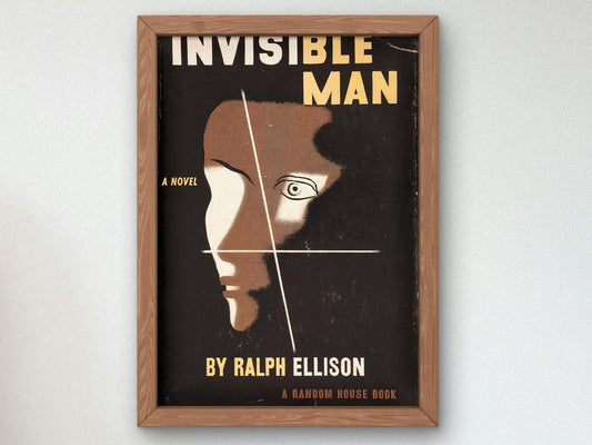 Invisible Man movie poster by Edward McKnight Kauffer, 1952, Vintage Ads and Posters, fine art print