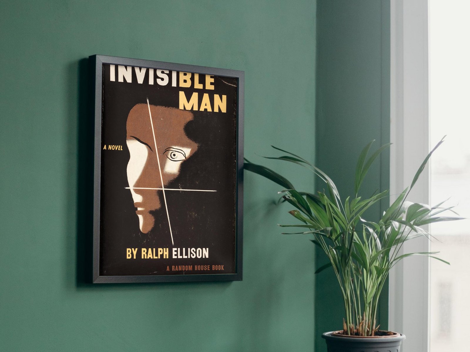 Invisible Man movie poster by Edward McKnight Kauffer, 1952, Vintage Ads and Posters, fine art print