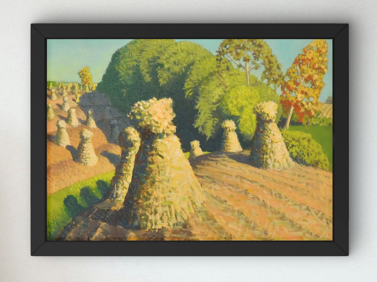 Iowa Cornfield by Grant Wood, 1941, Art Deco and American Modernism, fine art print