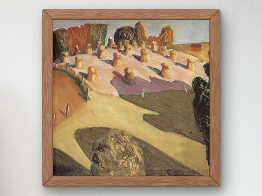 Iowa Landscape by Grant Wood, 1941, American Regionalism, fine art print