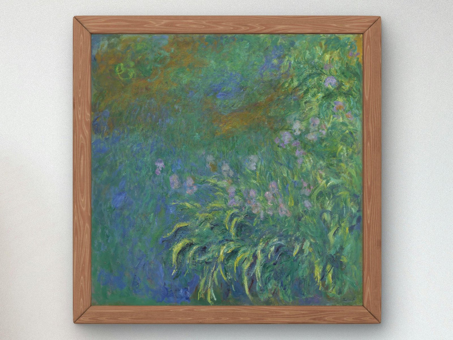 Irises by Claude Monet, 1914, Impressionism, fine art print