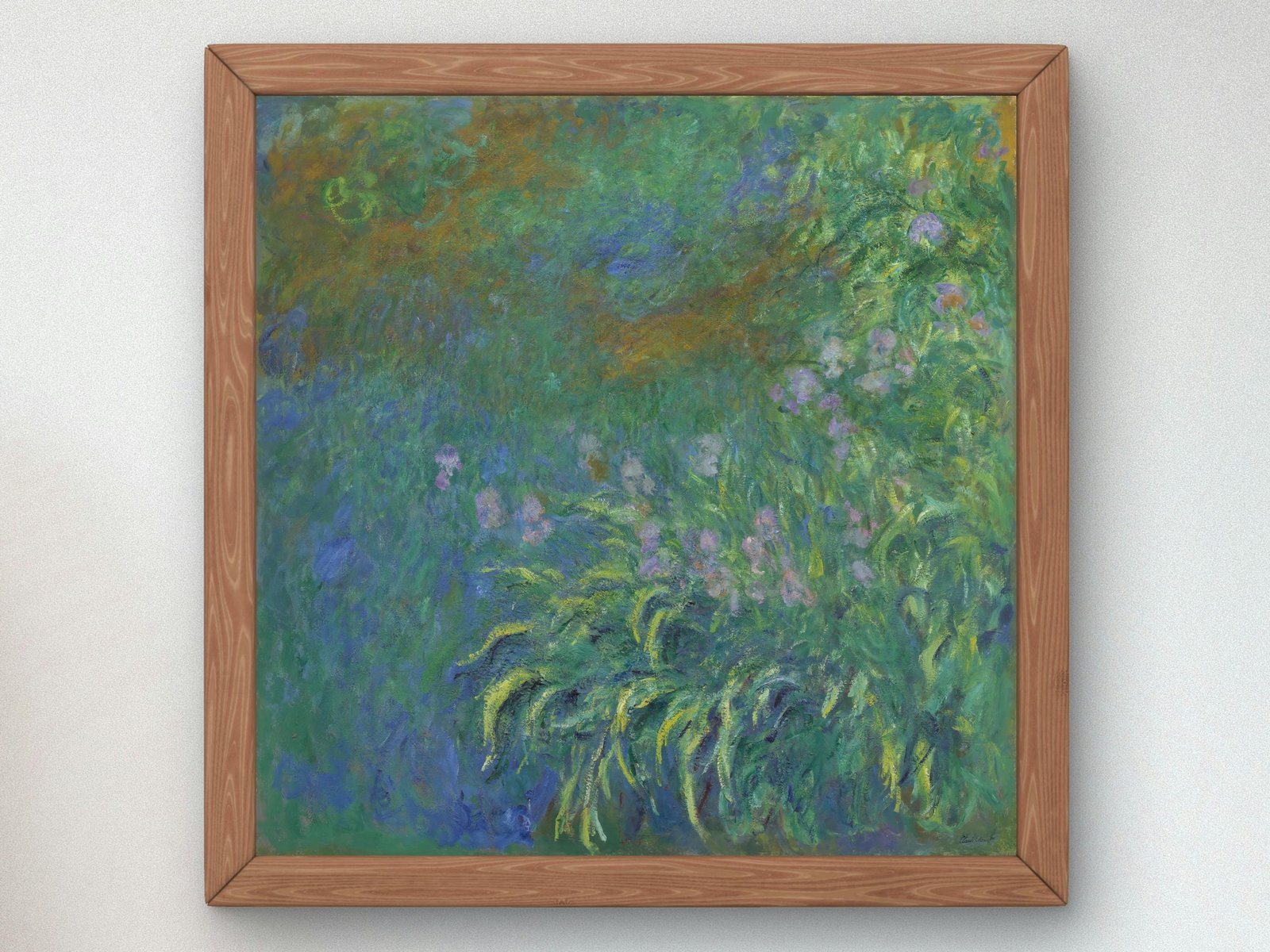 Irises by Claude Monet, 1914, Impressionism, fine art print