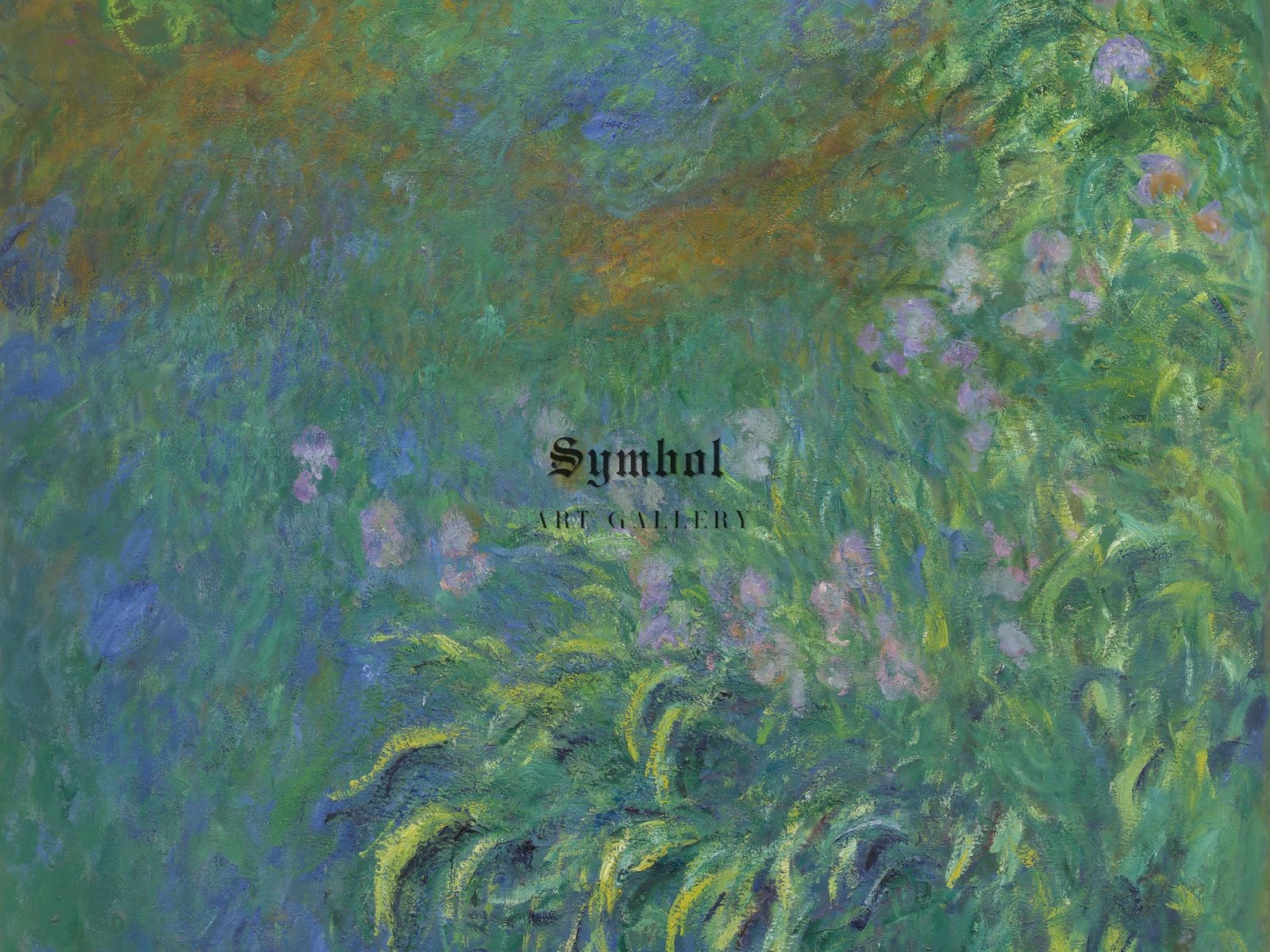 Irises by Claude Monet, 1914, Impressionism, fine art print