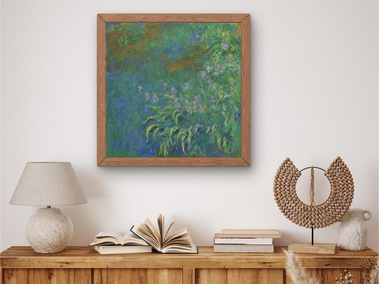 Irises by Claude Monet, 1914, Impressionism, fine art print