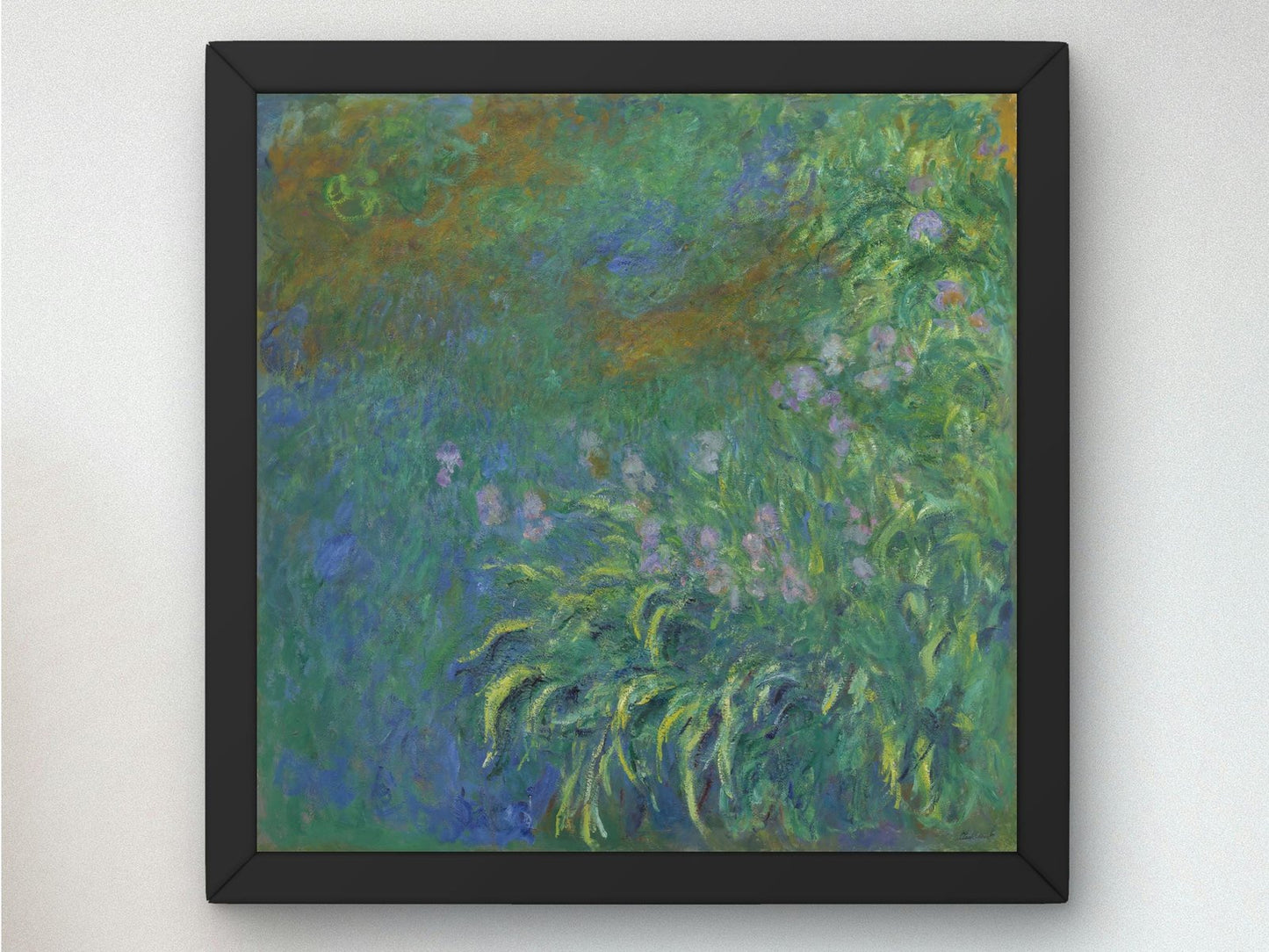 Irises by Claude Monet, 1914, Impressionism, fine art print