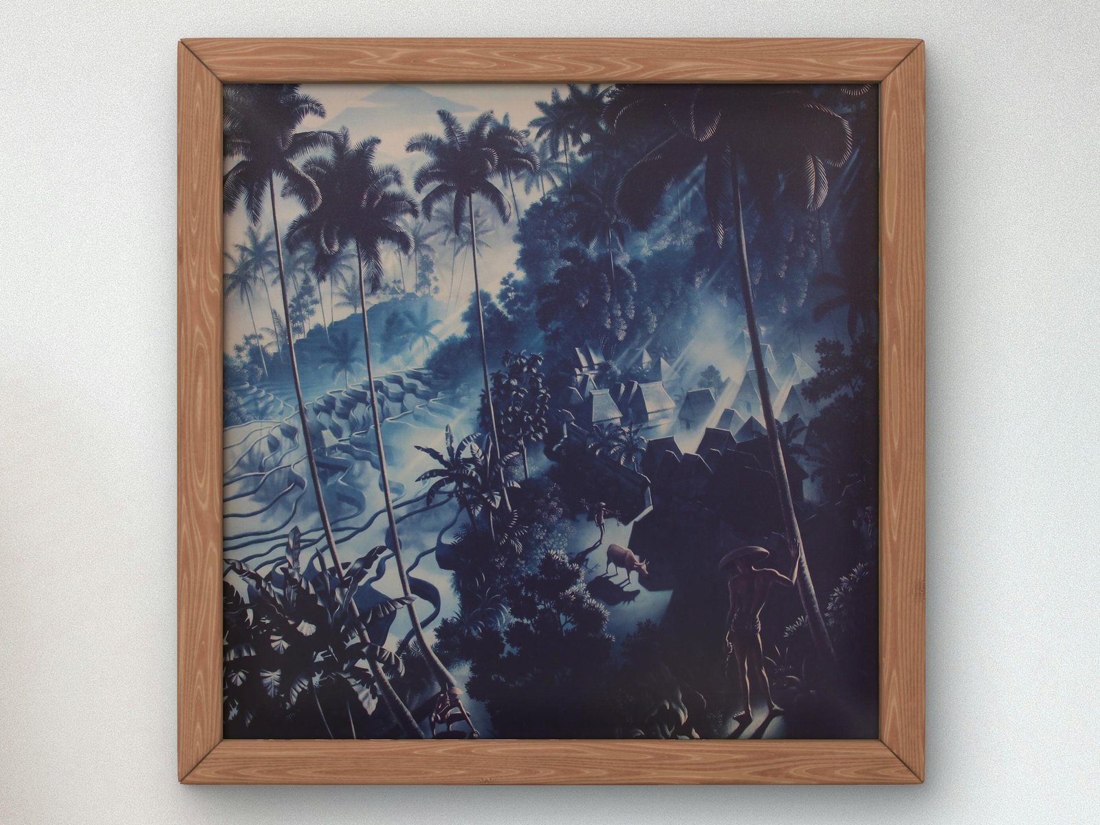 Iseh in Morning Light by Walter Spies, 1938, Orientalism and Exoticism, fine art print