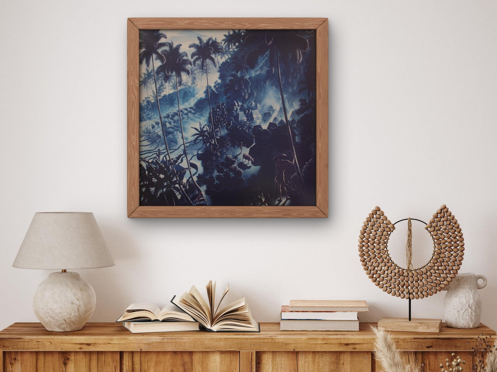 Iseh in Morning Light by Walter Spies, 1938, Orientalism and Exoticism, fine art print